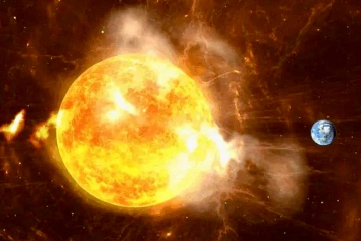 Солнечная радиационная буря идёт к Земле и обещает полярные сияния