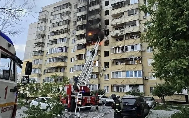 Девять человек пострадали в результате удара БПЛА по высотке в Белгороде