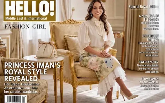 Принцесса Иман появилась на обложке Hello! Middle East
