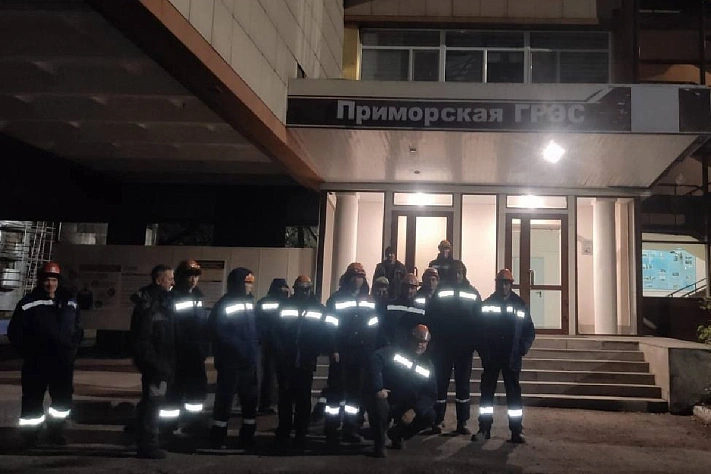 Рабочие на Лучегорской ГРЭС устроили забастовку