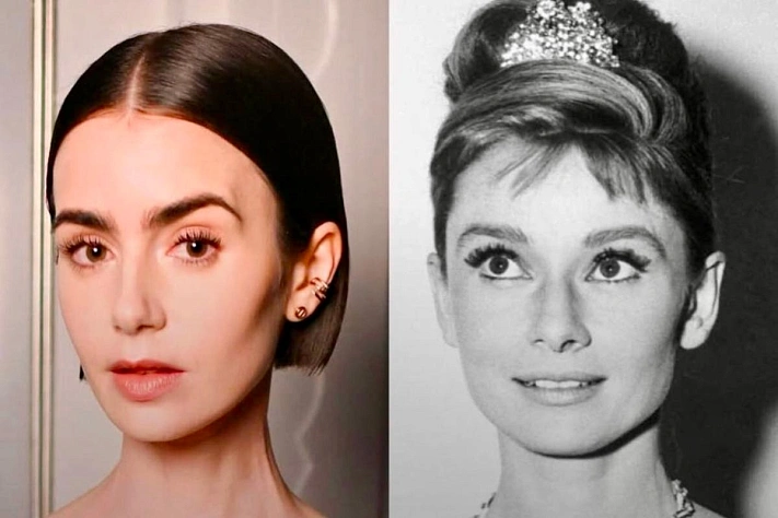 Лили Коллинз сыграет Одри Хепбёрн в фильме о создании «Завтрака у Тиффани»