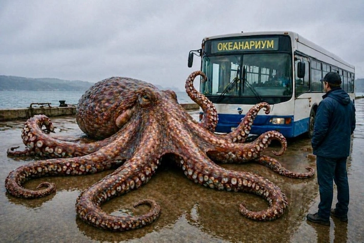 Древние осьминоги могли быть хищниками размером с автобус