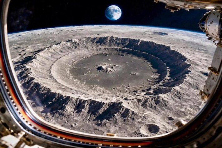 NASA показало полный снимок загадочного региона Луны впервые в истории