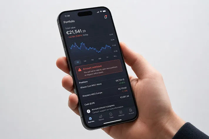 Scalable Capital уведомил россиян о закрытии счетов