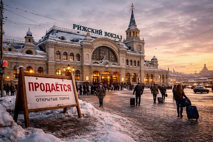 Рижский вокзал в Москве выставят на продажу через аукцион