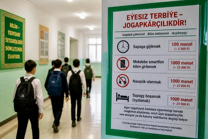 В Туркменистане усилили ответственность родителей за поведение детей