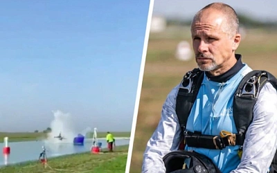 Мастер спорта Дмитрий Беляев разбился во время прыжка с парашютом
