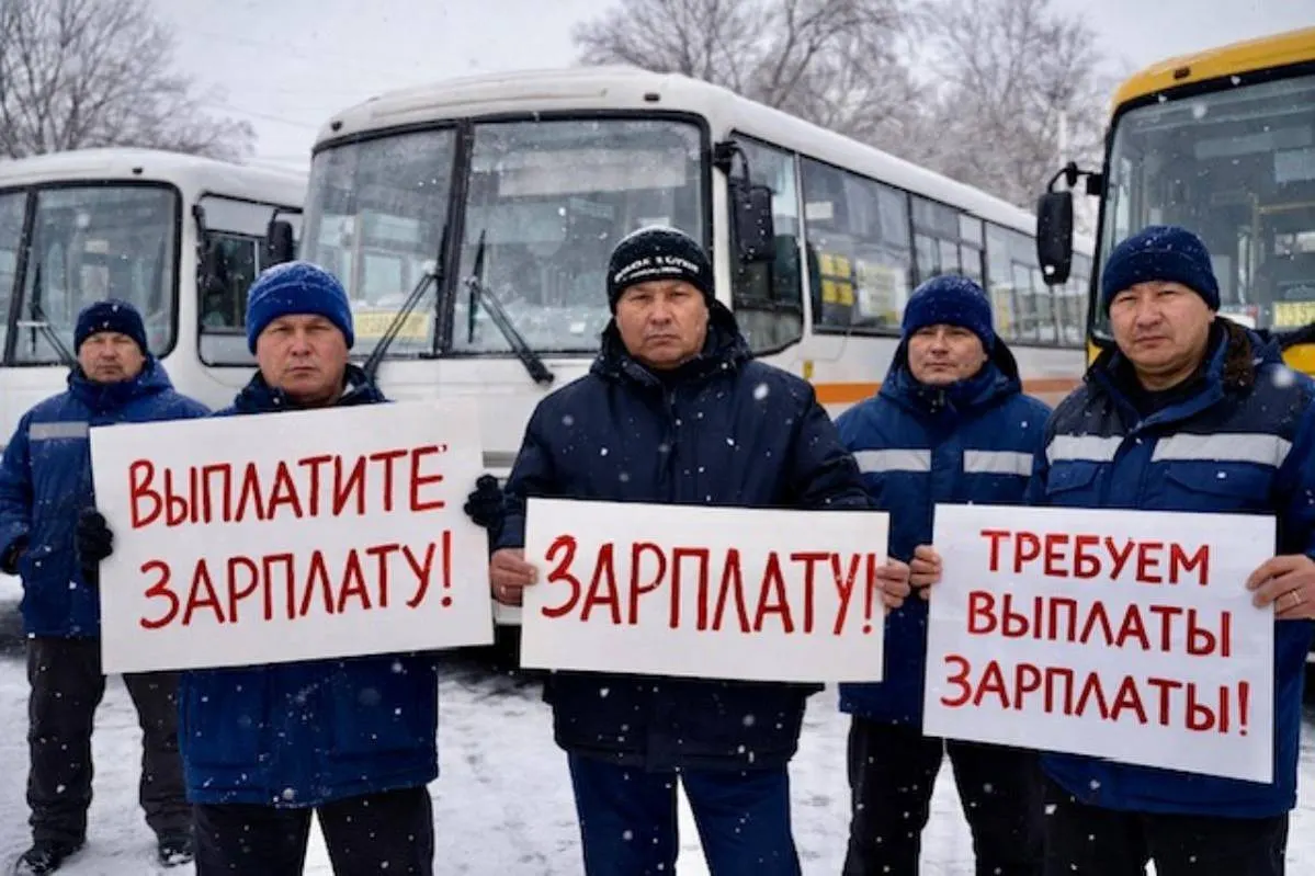 В Туве водители муниципальных автобусов не вышли на линии из-за долгов по зарплате