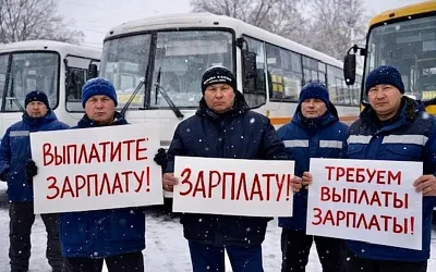 В Туве водители муниципальных автобусов не вышли на линии из-за долгов по зарплате