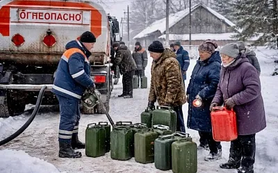 В Новгородской области организовали бесплатную раздачу топлива из-за отключений света