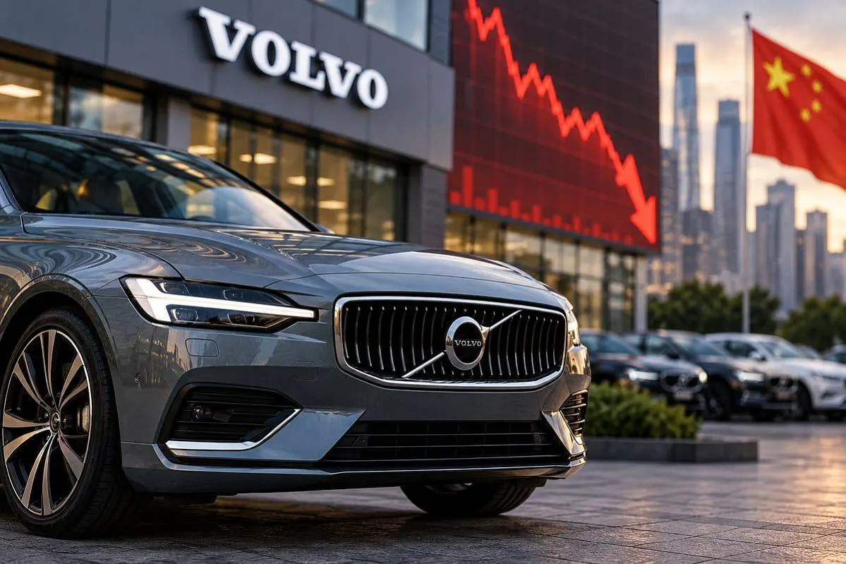 Акции Volvo Cars резко упали после отчёта об убытках