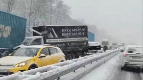 Киевское шоссе перекрыто в сторону Москвы