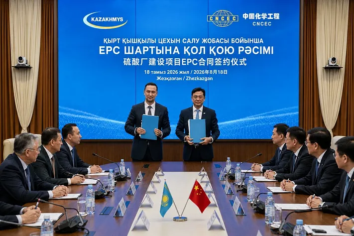 «Казахмыс» и CNCEC построят новый цех в Жезказгане