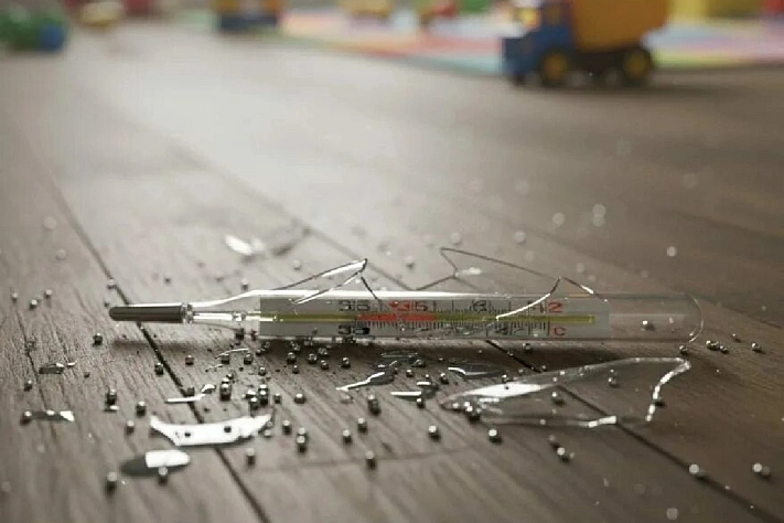 Что делать, если разбился ртутный градусник