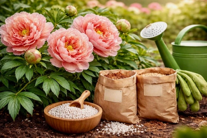 Как подкормить пионы весной и не навредить цветению