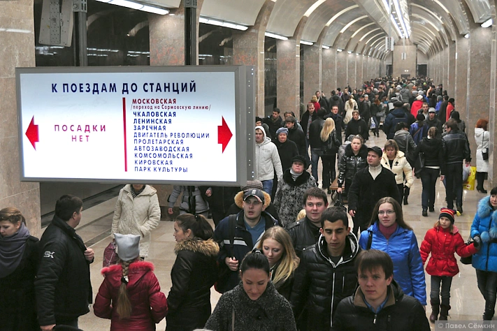 Метро стало спасательным кругом для нижегородцев во время аномальных снегопадов