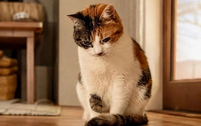 Кот вернулся домой через десять лет