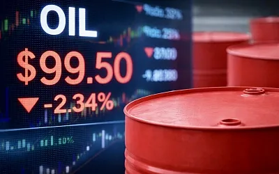 Brent снова опустилась ниже 100 долларов