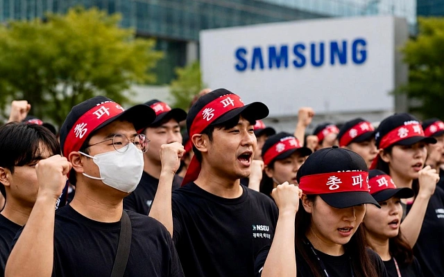 Samsung купила тишину на заводах акциями