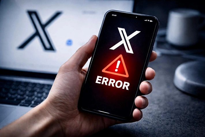 В работе соцсети X произошёл масштабный сбой