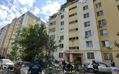 В Саратове произошёл мощный взрыв в 10-этажном доме