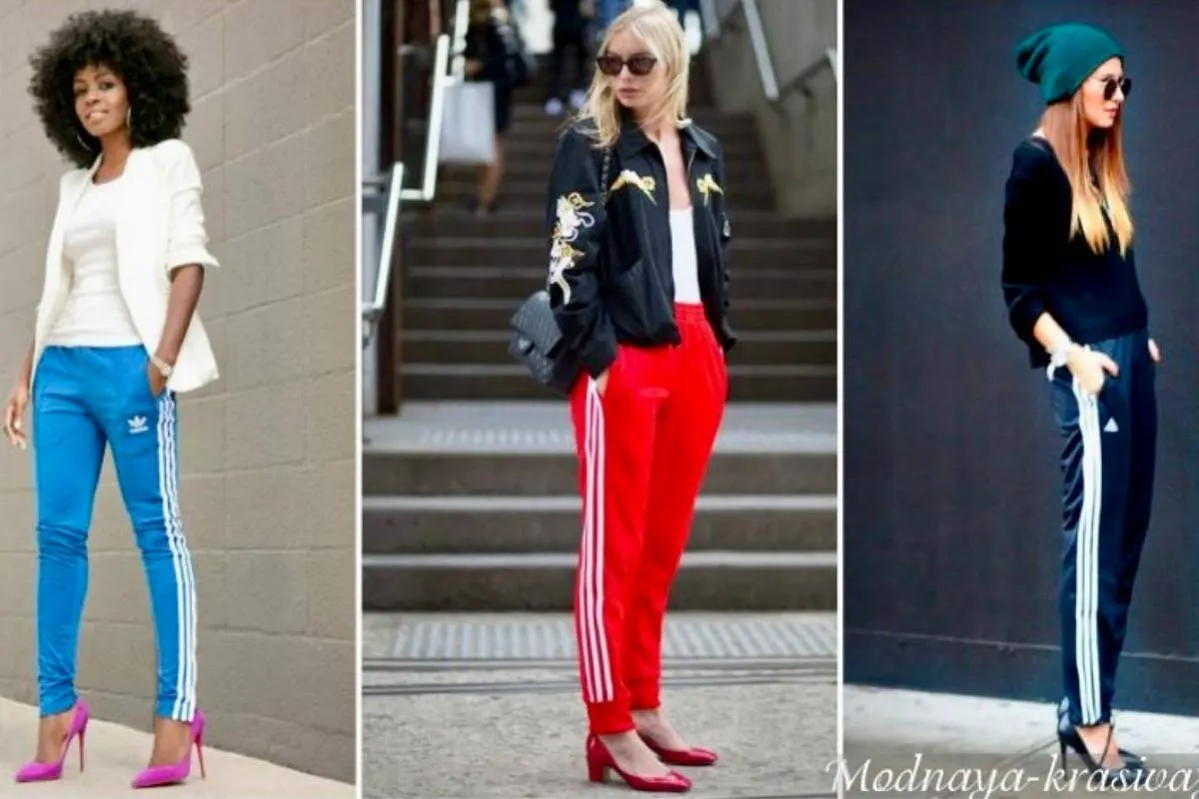 Лампасы с претензией: почему спортивные брюки с полосками стали fashion-комментарием