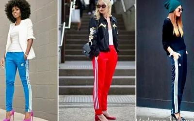 Лампасы с претензией: почему спортивные брюки с полосками стали fashion-комментарием