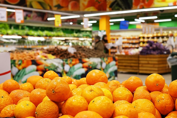 Мандарины к Новому году подешевели в России на 12%