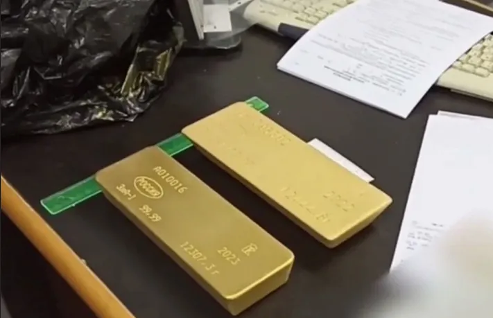 В «Домодедово» задержали пассажира с 24 кг золота