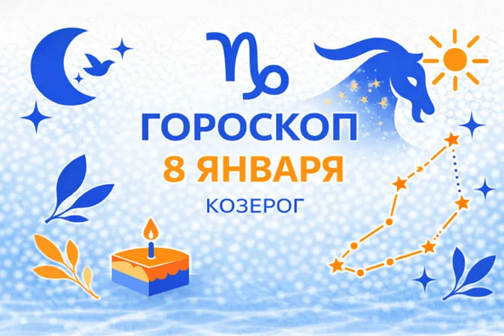 Гороскоп для рождённых 8 января — ясная воля и тёплая дисциплина