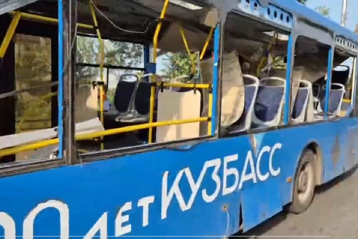 В Кемерово взорвался автобус