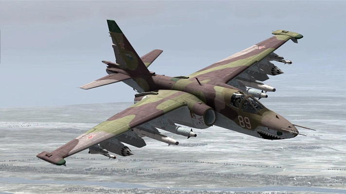В Грузии потерпел крушение самолёт Су-25