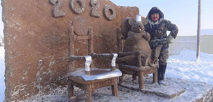 Россия может остаться без традиционной скульптуры из навоза на Новый год