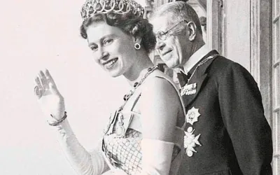 69 лет назад королева Елизавета II совершила исторический визит в Швецию