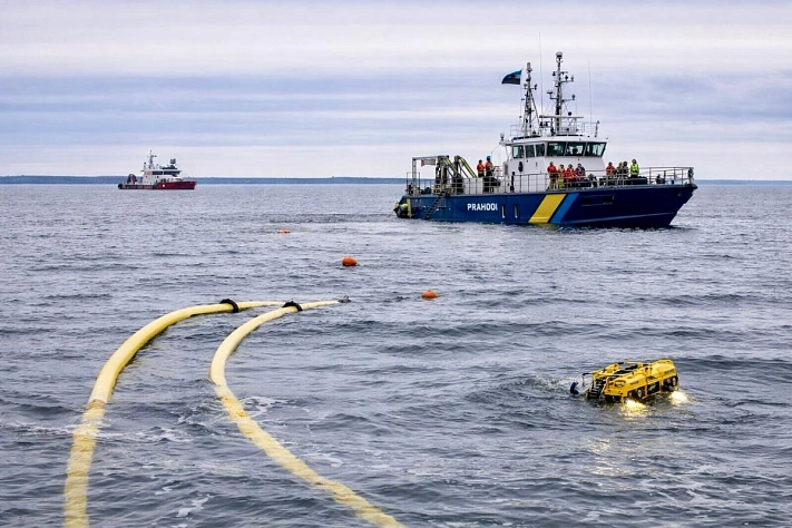Эстония расследует повреждение кабелей связи с Финляндией
