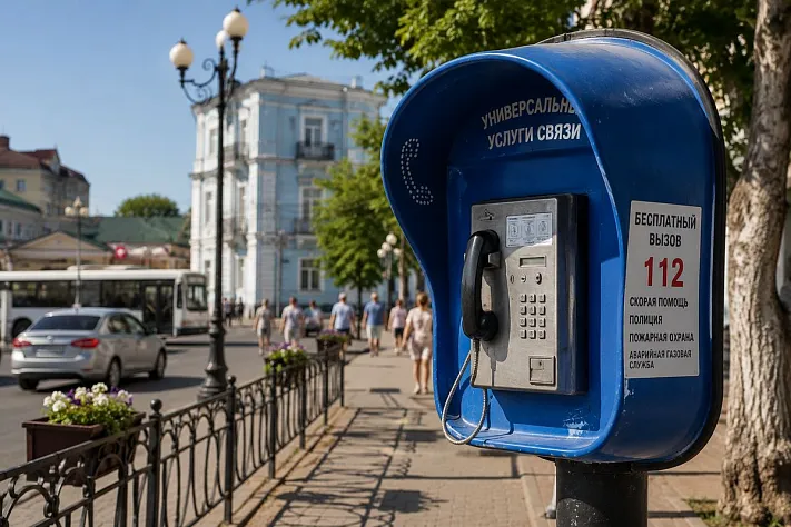 В Крыму возвращают уличные телефоны из-за сбоев связи