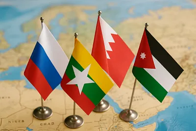 Россия отменит визы с Мьянмой, Иорданией и Бахрейном в 2025 году