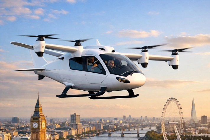 Летающие такси в Лондоне станут реальностью