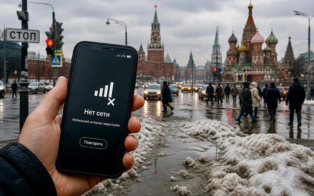Москва и Петербург столкнулись с перебоями мобильного интернета
