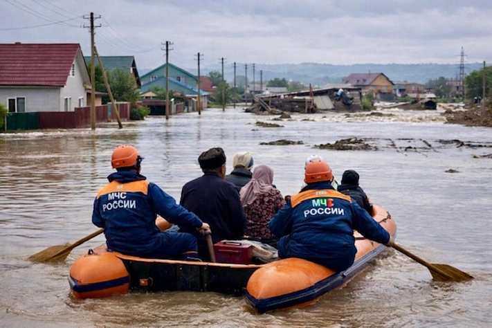 В Чечне ввели режим ЧС после ливней и подъема рек