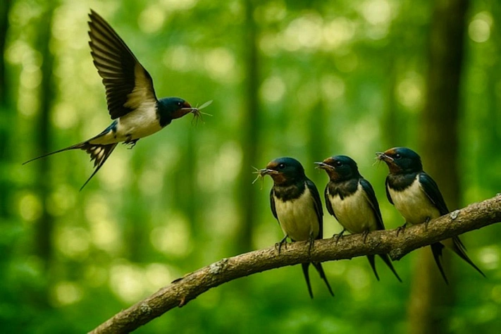 Полмиллиарда тонн насекомых в год съедают птицы