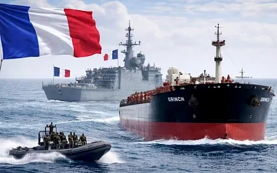 Французские военные задержали в Средиземном море шедший из Мурманска танкер Grinch