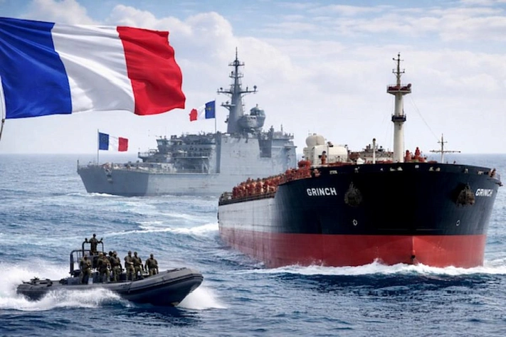 Французские военные задержали в Средиземном море шедший из Мурманска танкер Grinch