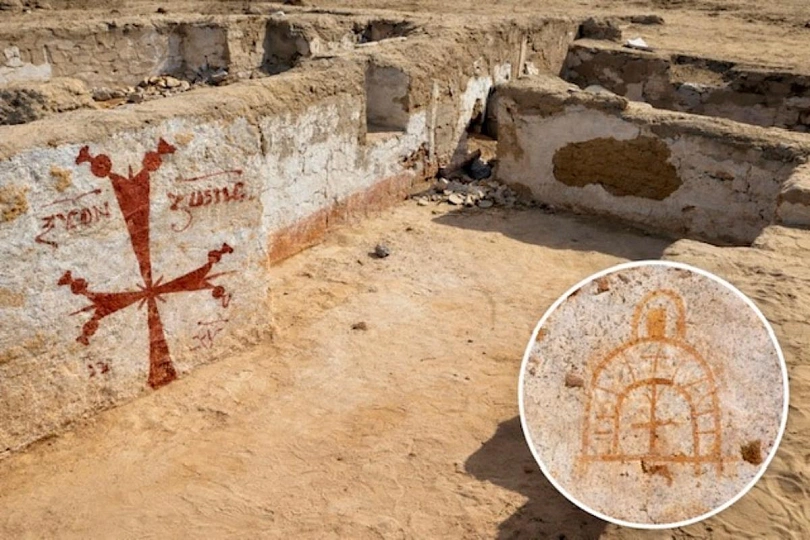 в египетской пустыне нашли монастырь первых веков христианства