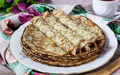 Необычное решение для завтрака - блинчики с маком