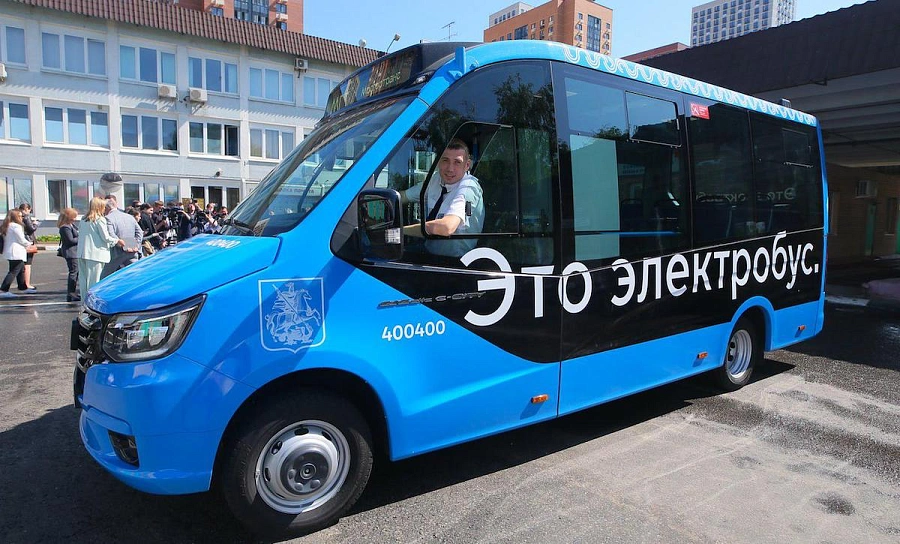 В Москве начали тестирование электробуса «ГАЗель e-City»