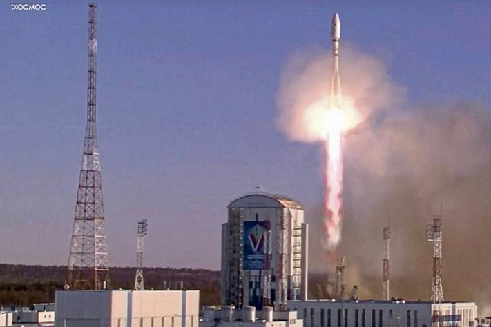 Российская ракета «Союз» доставила на орбиту три иранских спутника