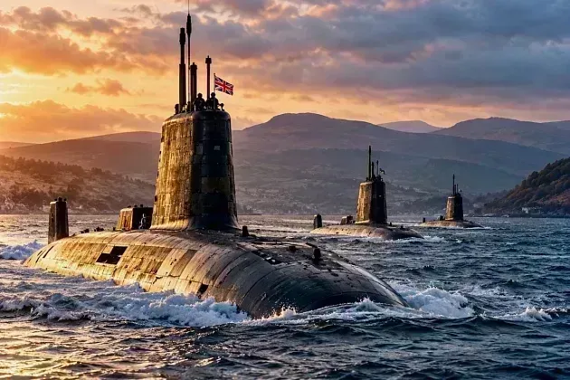 Три британские стратегические подлодки вышли в море