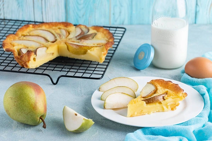 Готовим клафути с грушами