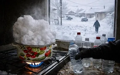 Третьи сутки Майкоп живёт в аварийном режиме без воды и электричества